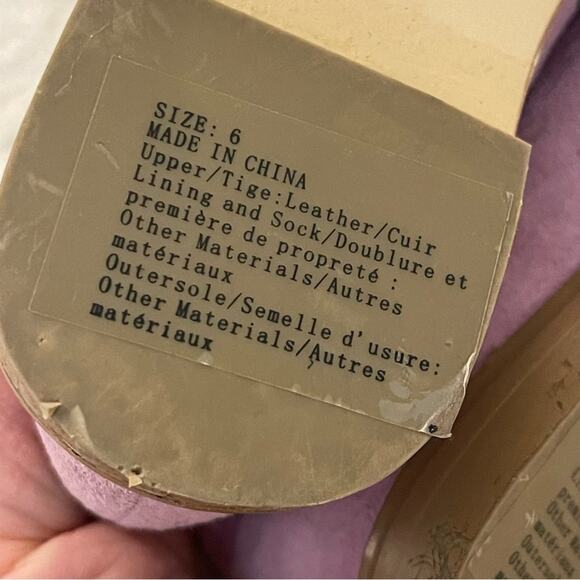 Janie and Jack Purple Suede Loafers - Picture 8 of 11